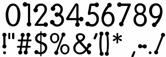 Vantrel Font OTHER CHARS