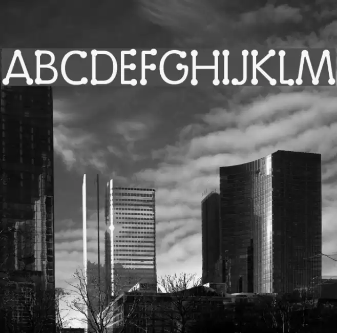 Vantrel Font examples