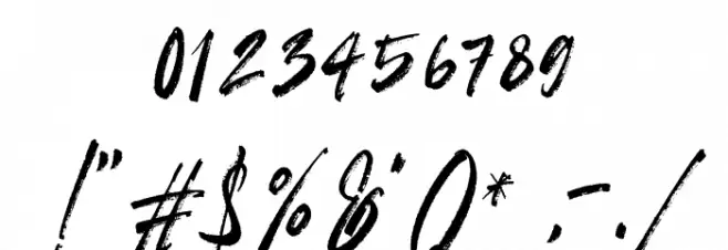 Vanville Font OTHER CHARS