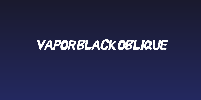 Vapor Black Oblique Social Header