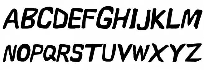 Vapor Bold Oblique Шрифта ВЕРХНИЙ