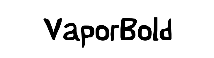 Vapor Bold  नि: शुल्क फ़ॉन्ट्स डाउनलोड
