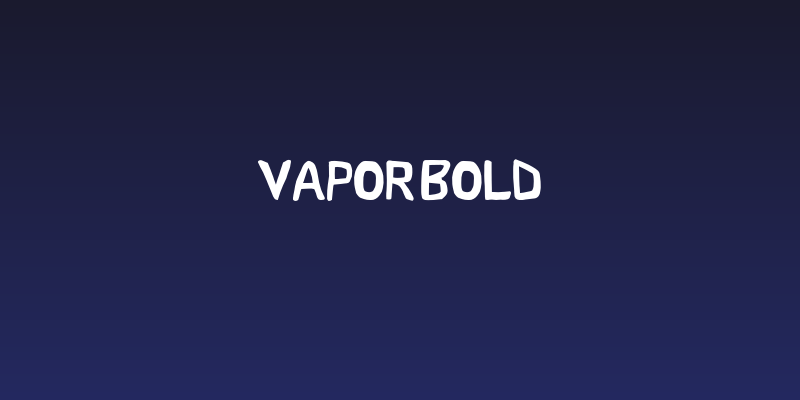 Vapor Bold Social Header