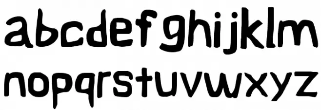 Vapor Bold फ़ॉन्ट लोअरकेस