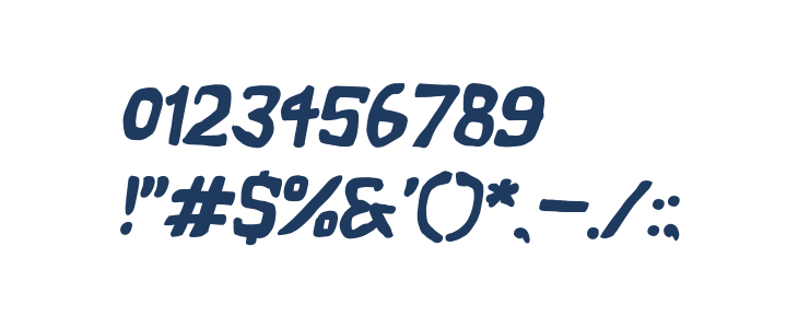 Vapor ExtraBold Oblique Other Characters