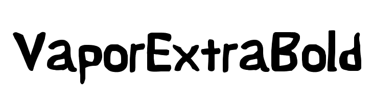 Vapor ExtraBold  नि: शुल्क फ़ॉन्ट्स डाउनलोड
