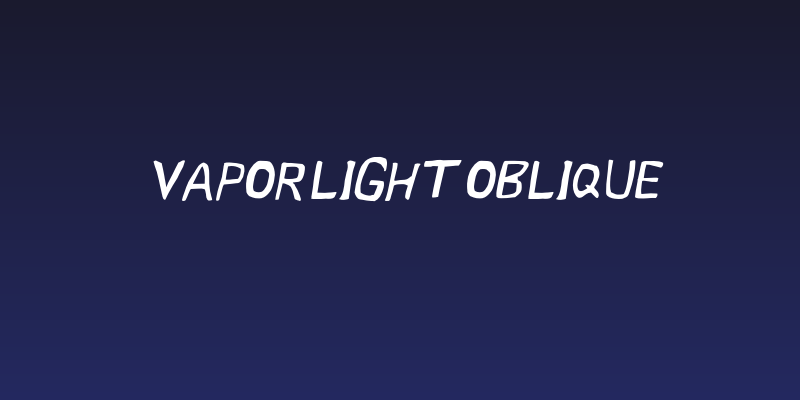 Vapor Light Oblique Social Header