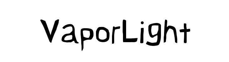 Vapor Light  font caratteri gratis