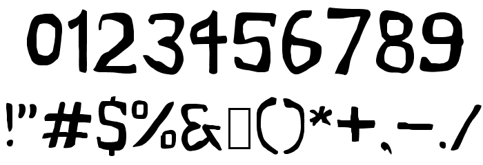 Vapor Light Font OTHER CHARS