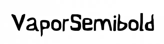 Vapor Semibold  تنزيل الخطوط