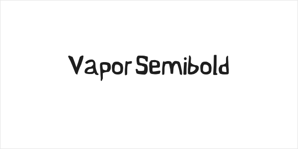 Vapor Semibold Logo