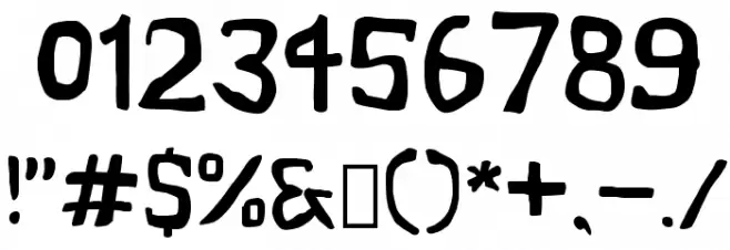 Vapor Font OTHER CHARS