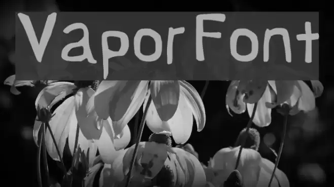 Vapor Font examples