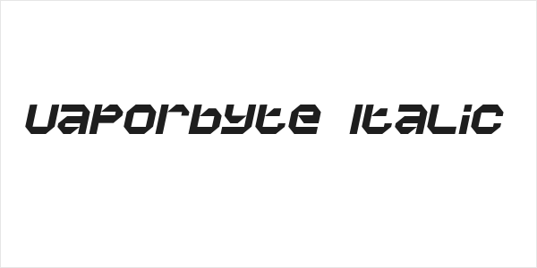 Vaporbyte Italic Logo