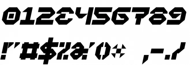 Vaporbyte Phat Italic Font OTHER CHARS