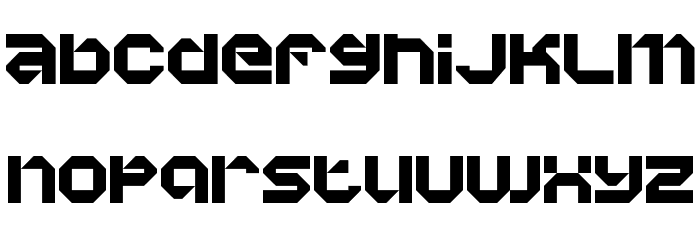 Vaporbyte Phat Font LOWERCASE