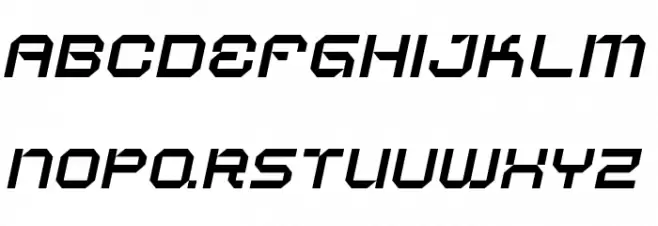 Vaporbyte Slim Italic Fuentes MAYÚSCULAS