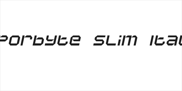 Vaporbyte Slim Italic Logo