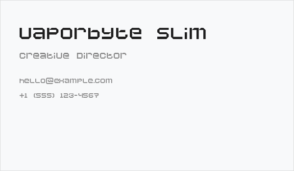 Vaporbyte Slim Business Card