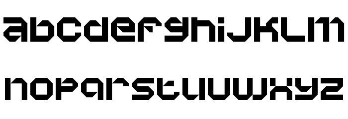 Vaporbyte Font LOWERCASE