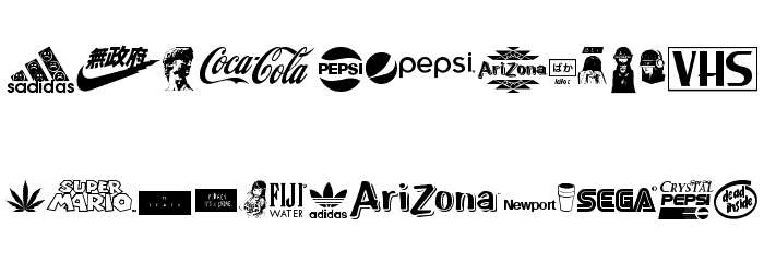 Vaporwave Font LOWERCASE