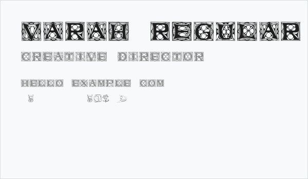 Varah Regular Business Card