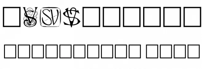 VarahCaps Font OTHER CHARS