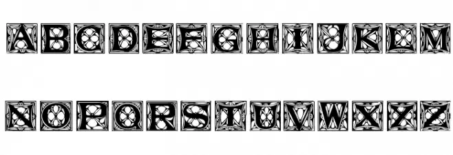 VarahCaps Schriftart Groß