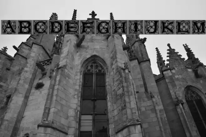 VarahCaps Font examples