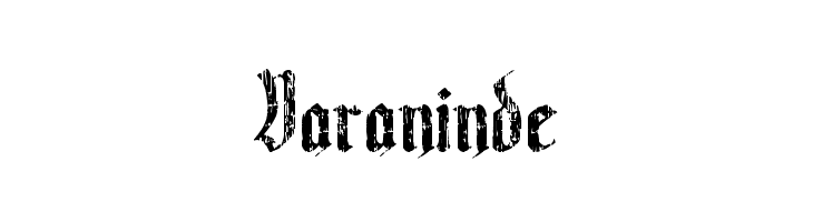 Varaninde Font