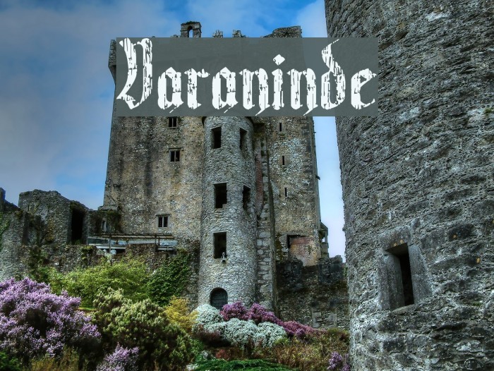 Varaninde Font examples