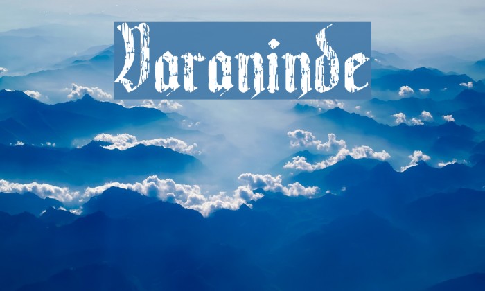 Varaninde Font examples