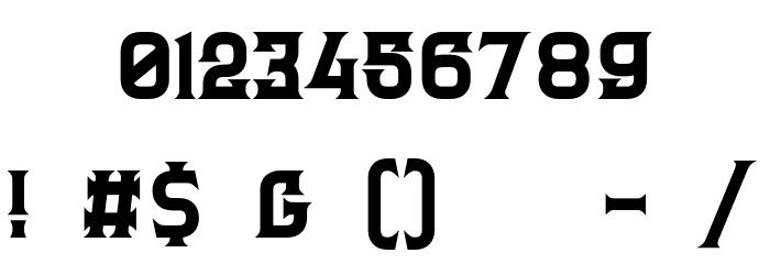 VaravaPersonalUse-Regular Font OTHER CHARS