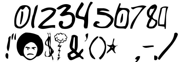 Varbee Font OTHER CHARS