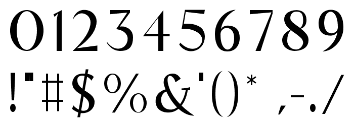 Vardena Personal Used Font OTHER CHARS
