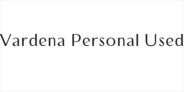 Vardena Personal Used Logo