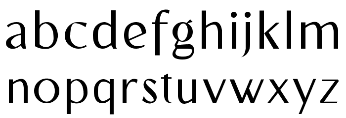 Vardena Personal Used Font LOWERCASE