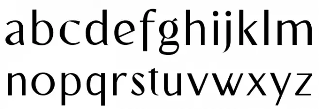 Vardena Personal Used Font LOWERCASE