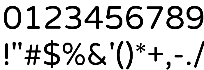 Varela Round Regular Font OTHER CHARS