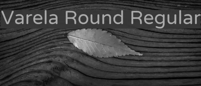 Varela Round Regular Font examples