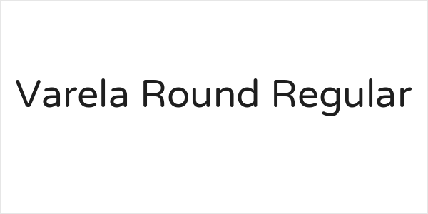 Varela Round Regular Logo