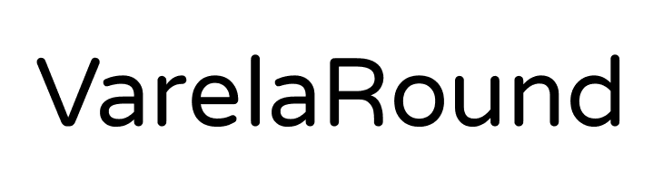 Varela Round Font