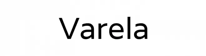 Varela  font caratteri gratis