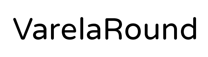 VarelaRound Font
