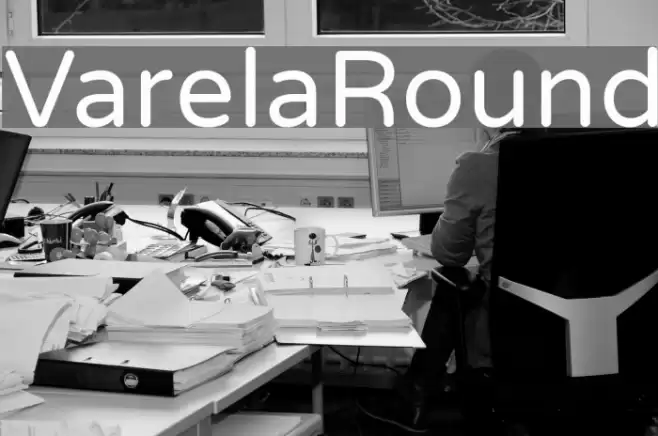 VarelaRound フォント examples