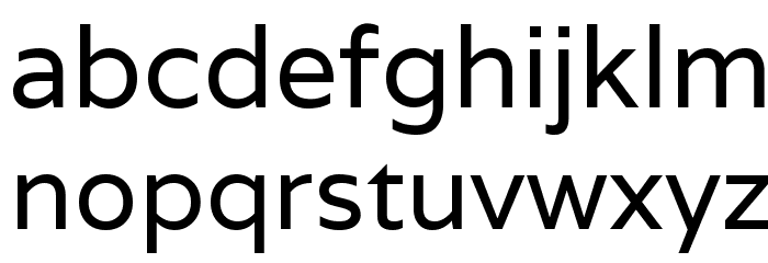 Varela Font LOWERCASE