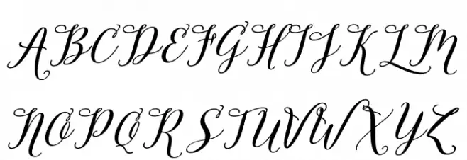 Varelisa Schriftart Groß