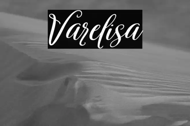 Varelisa Font examples