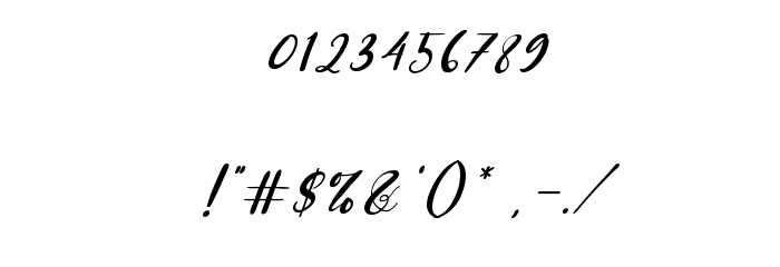 Varenthin Italic Font OTHER CHARS