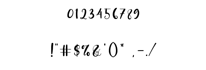 Varenthin Font OTHER CHARS
